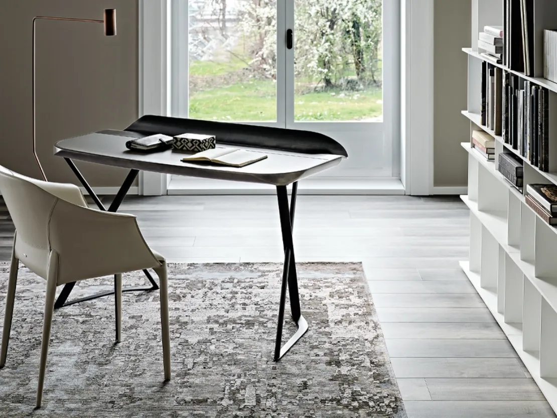 Scrittoio Cocoon Leather di Cattelan Italia