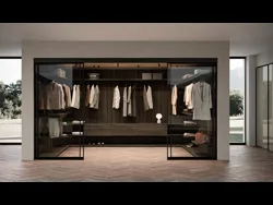 Cabina Armadio Wall System Rovere Carbone