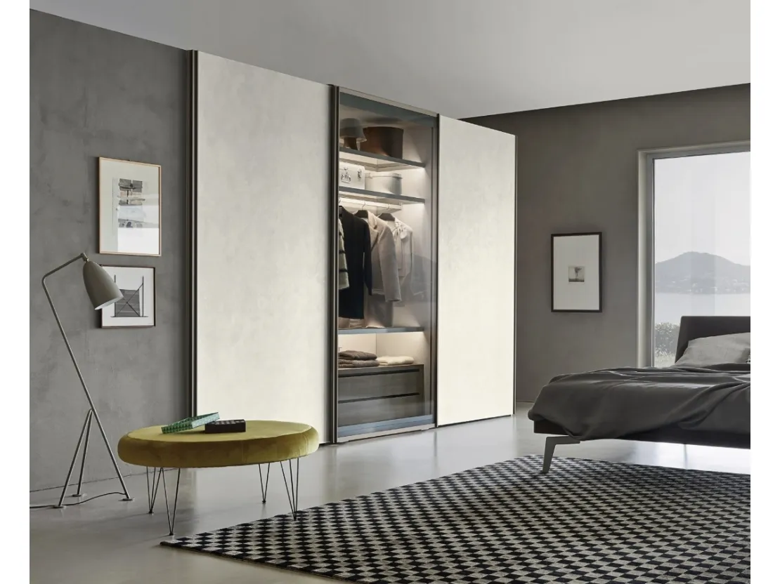 Armadio scorrevole Scrigno Materico di Sangiacomo