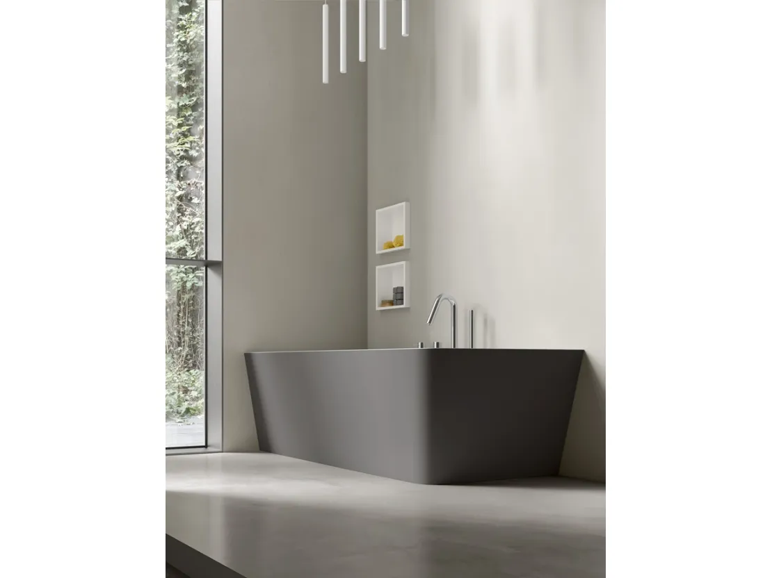 Vasca da bagno ad angolo Eden di Arcom