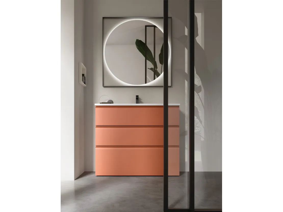 Mobile da Bagno a terra Virgola 07 di Arcom