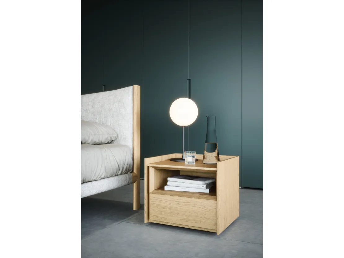 Comodino in legno Sly di Novamobili