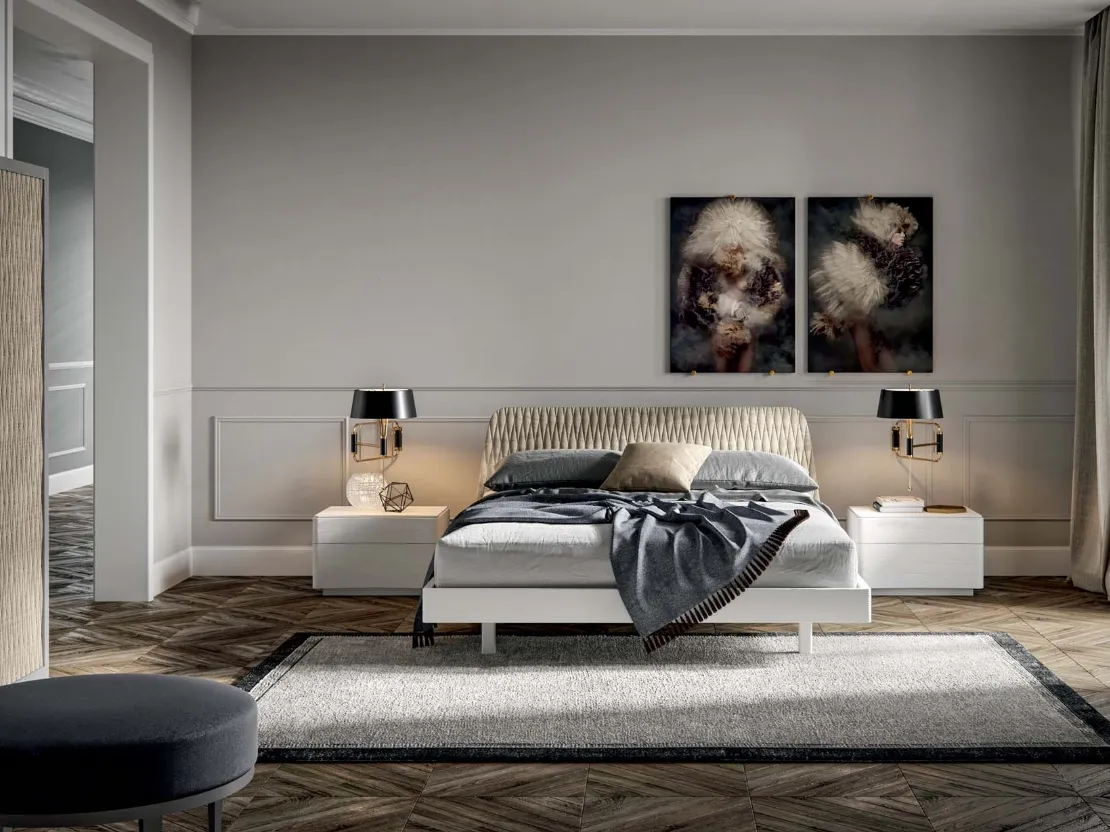 Letto con trama romboidale Brand di Veneran