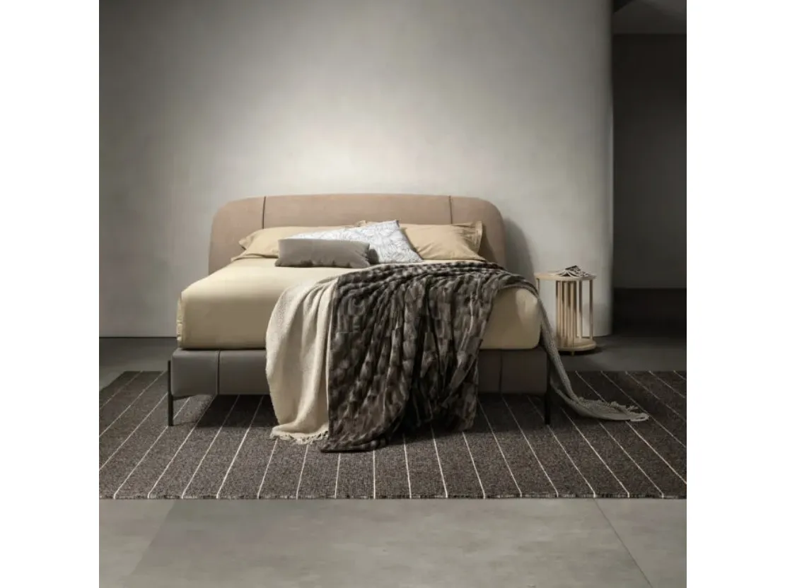 Letto in tessuto con testiera Set di Bside