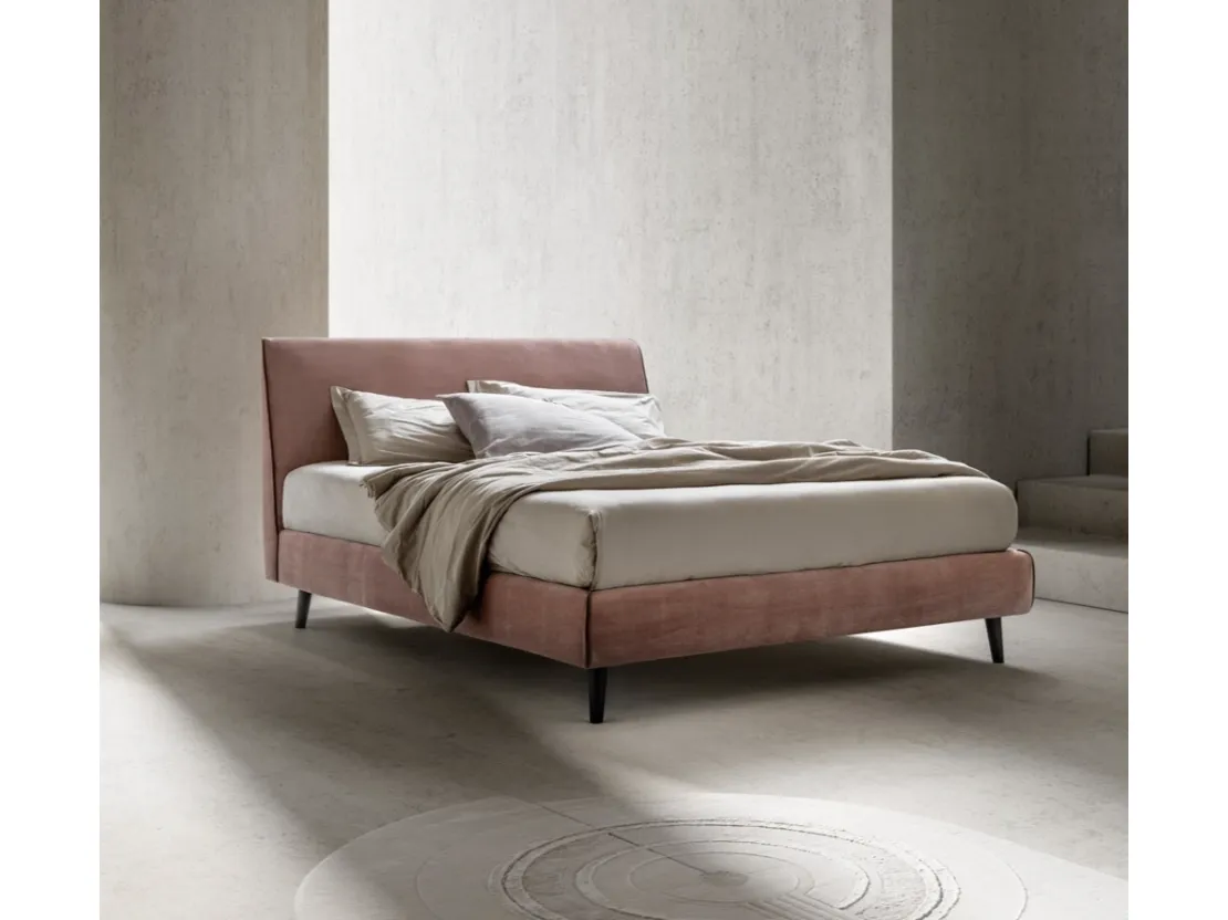 Letto con struttura in legno Time di Bside