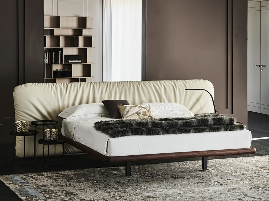 Letto in ecopelle Marlon di Cattelan Italia