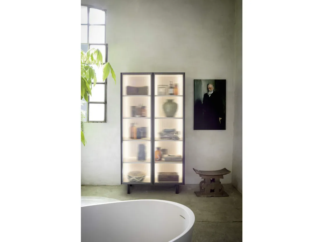 Madia Alta in vetro Box 18 06 di Novamobili