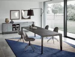 Pica Legno Laccato Decorato Grigio chiaro