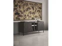 Pica Legno Laccato Decorato Moka