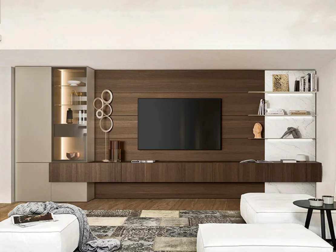 Parete Attrezzata Lampo 004 di Sangiacomo