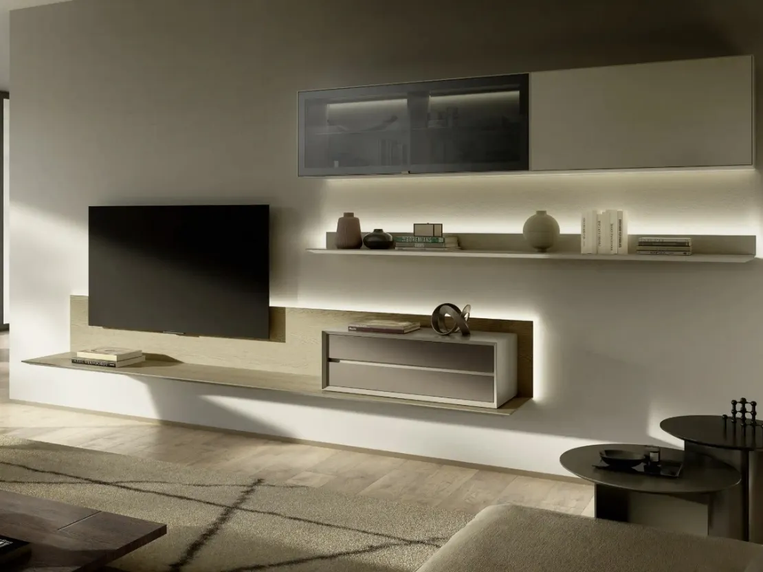 Parete Attrezzata Domino 02 di Sangiacomo