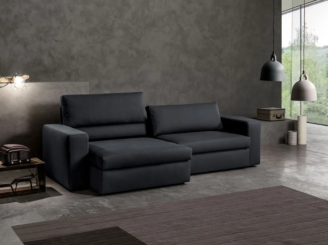 Divano in tessuto Korral di Excò