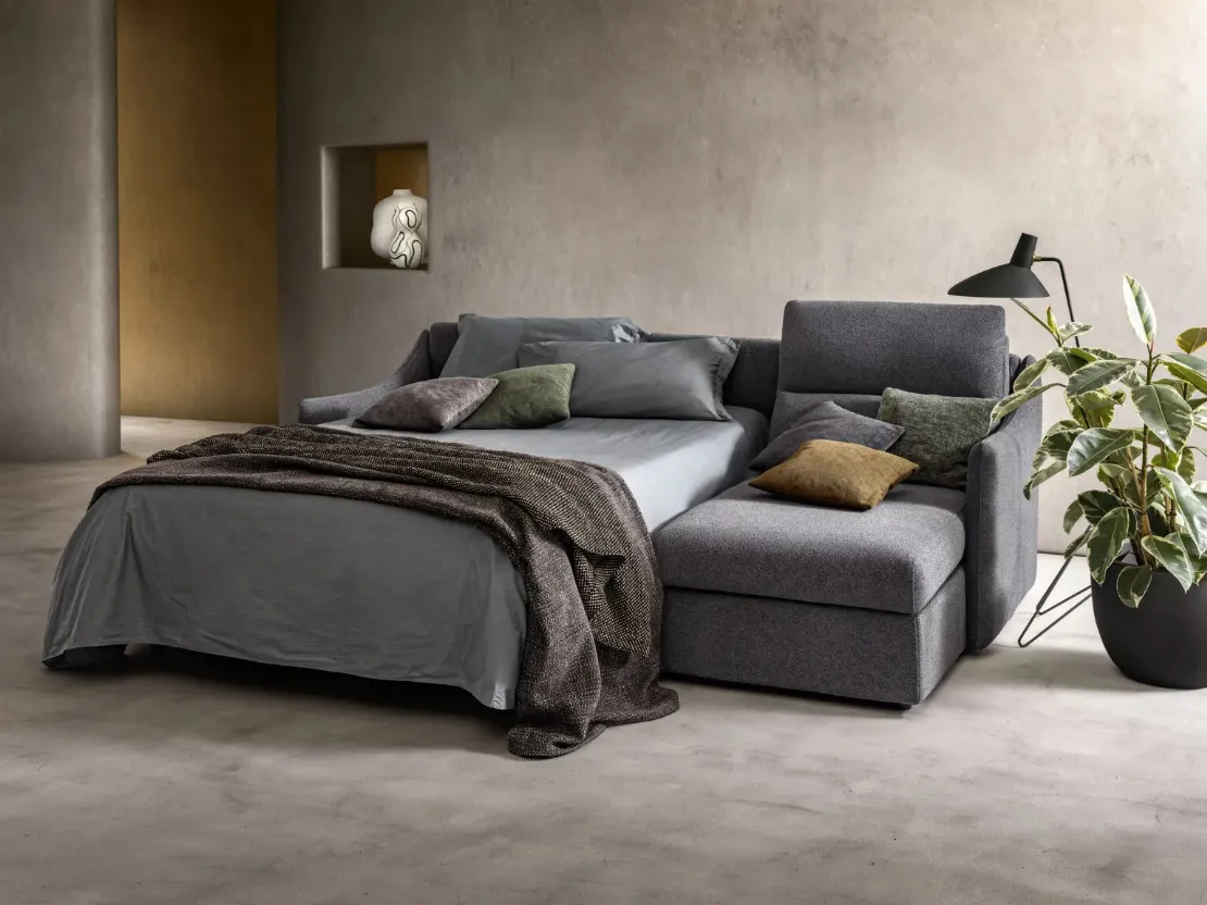 Divano Letto con penisola Logan di Samoa