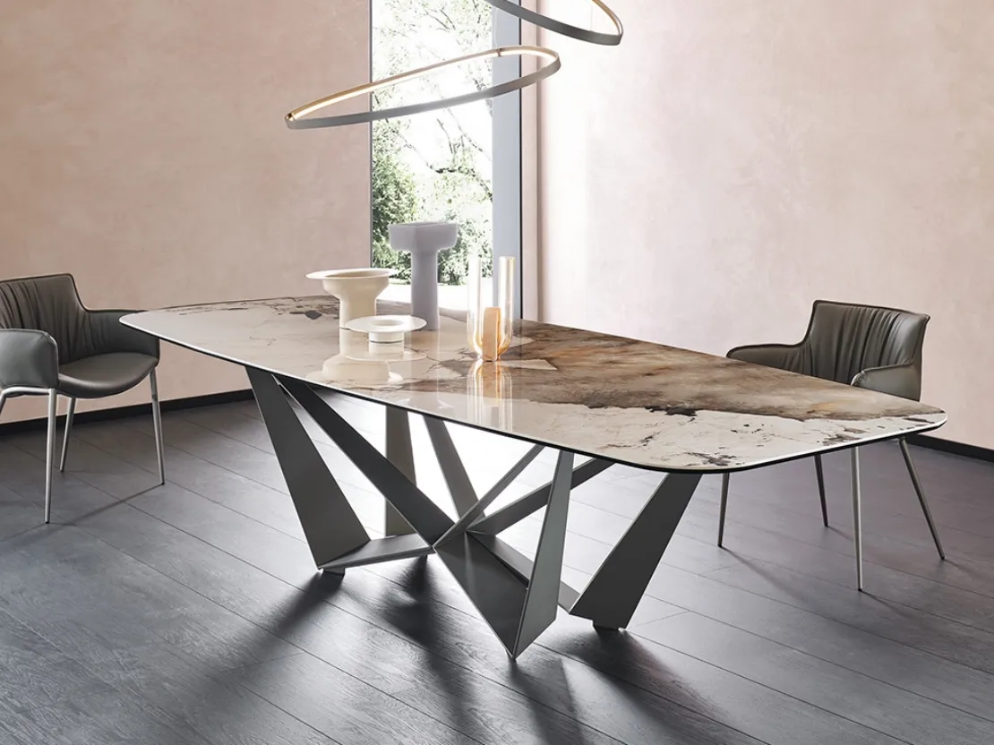 Tavolo Skorpio Keramik di Cattelan Italia