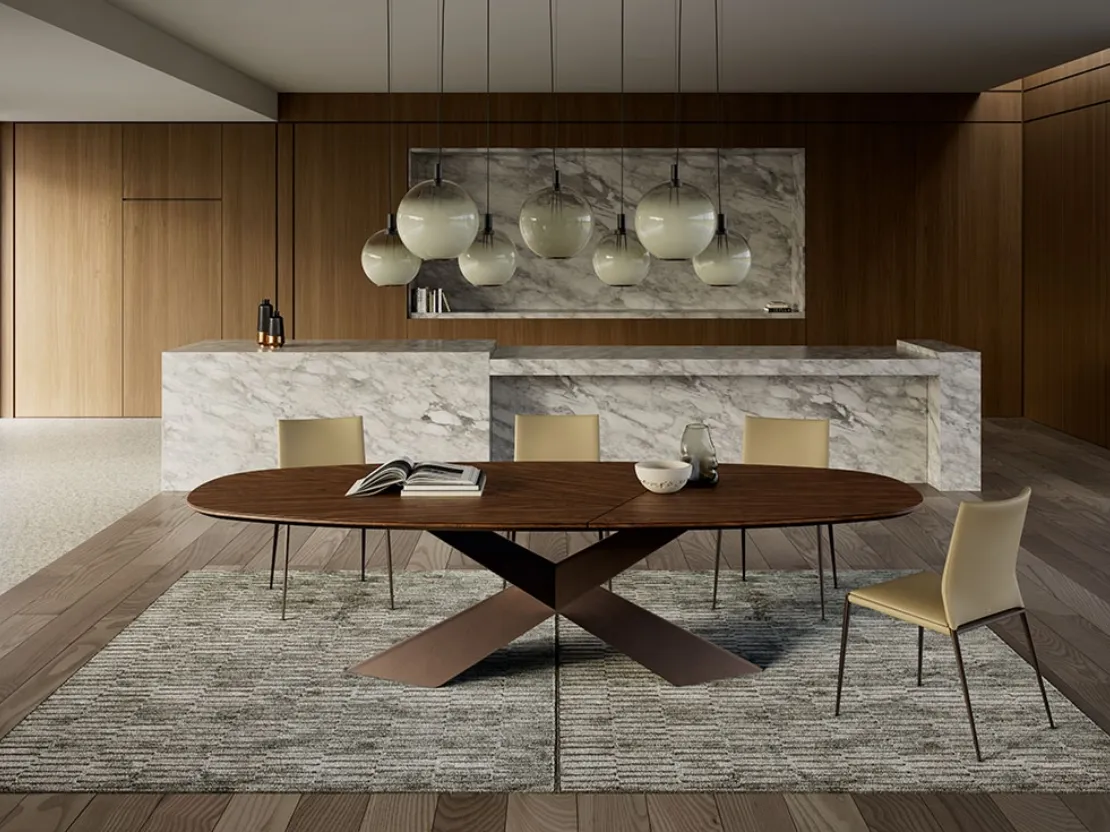 Tavolo Tyron Wood di Cattelan Italia