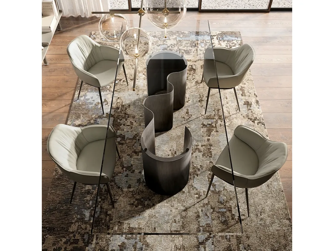 Tavolo Papel Glass di Cattelan Italia
