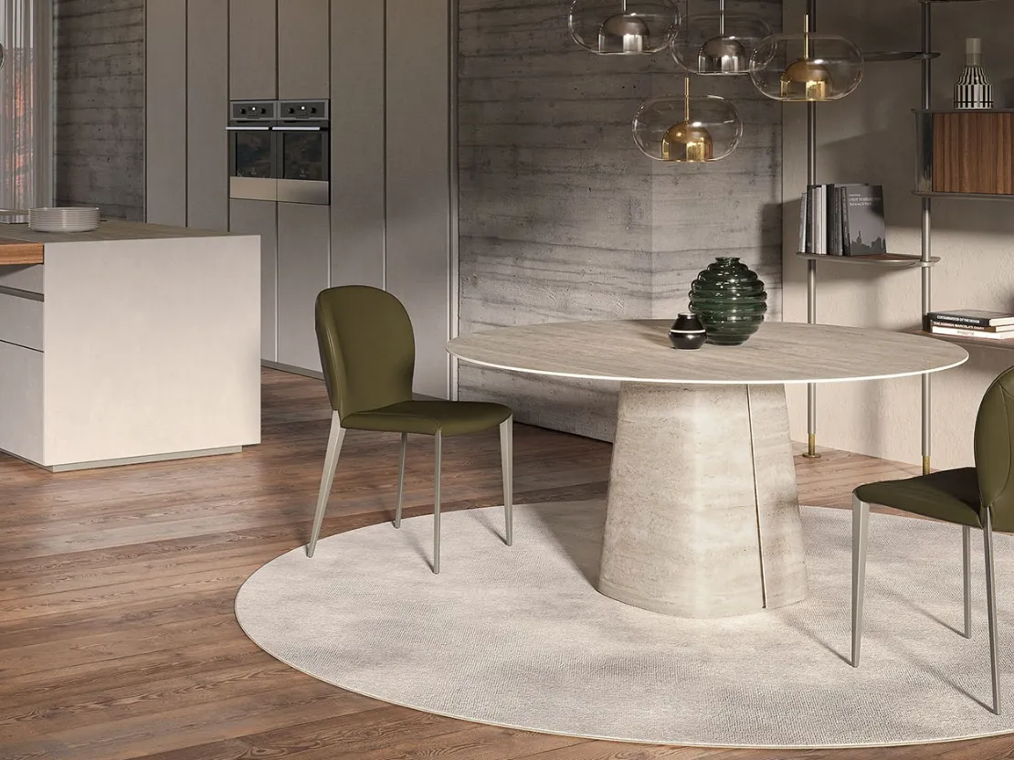 Tavolo Rado Keramik Round di Cattelan Italia