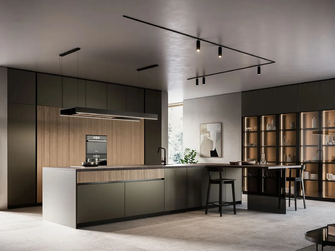 Cucina Moderna Asia 06 con isola Arredo3