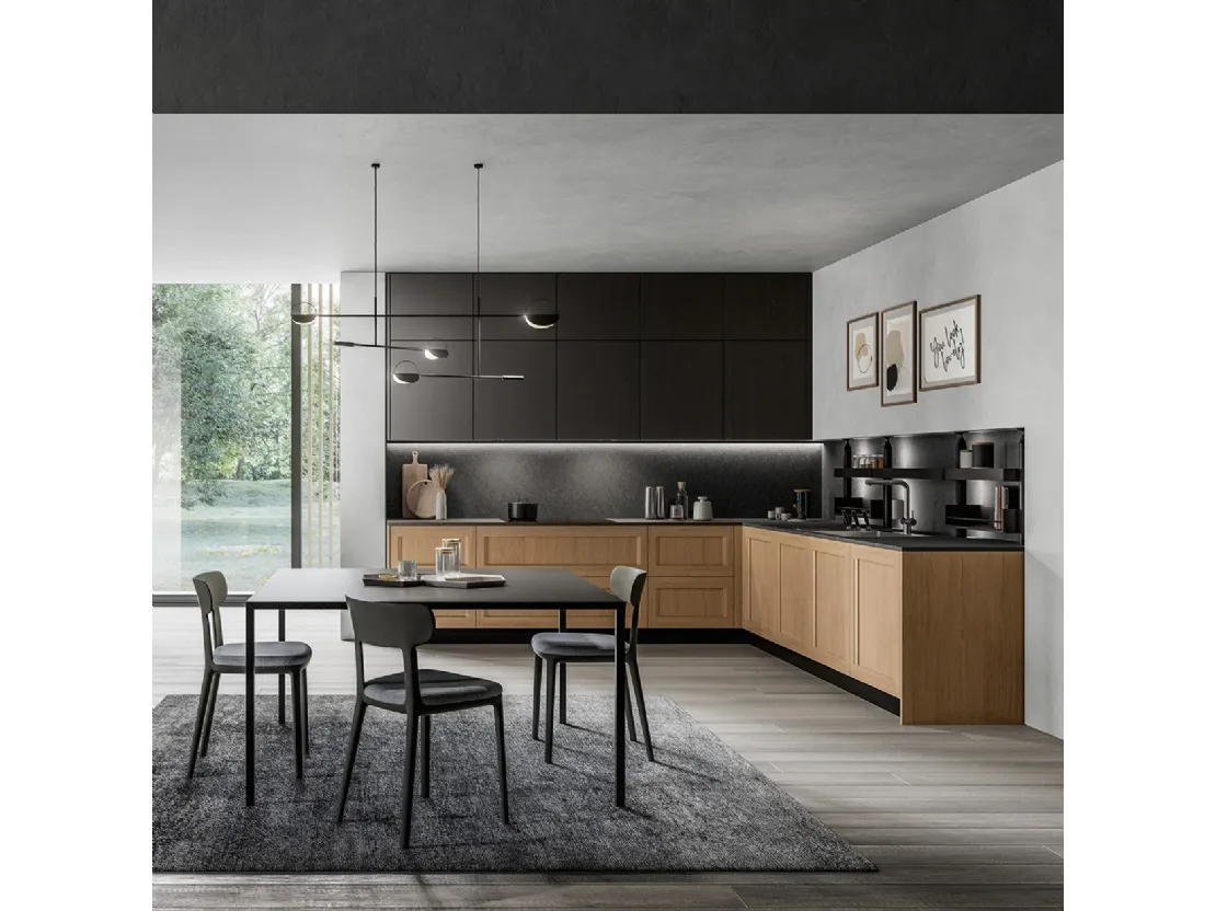 Cucina Moderna Frida 03 angolare di Arredo3